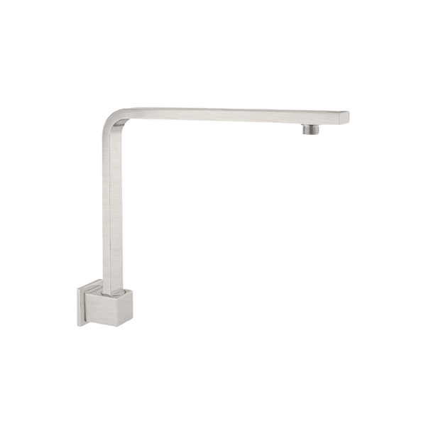 Square Swivel Shower Arm Brushed Nickel
