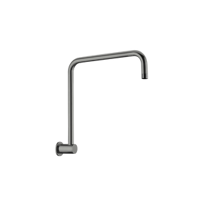 Round Swivel Shower Arm Brushed Gunmetal - Brushed Gunmetal