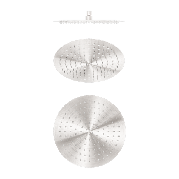 Zen 300mm Round Shower Head Brushed Nickel