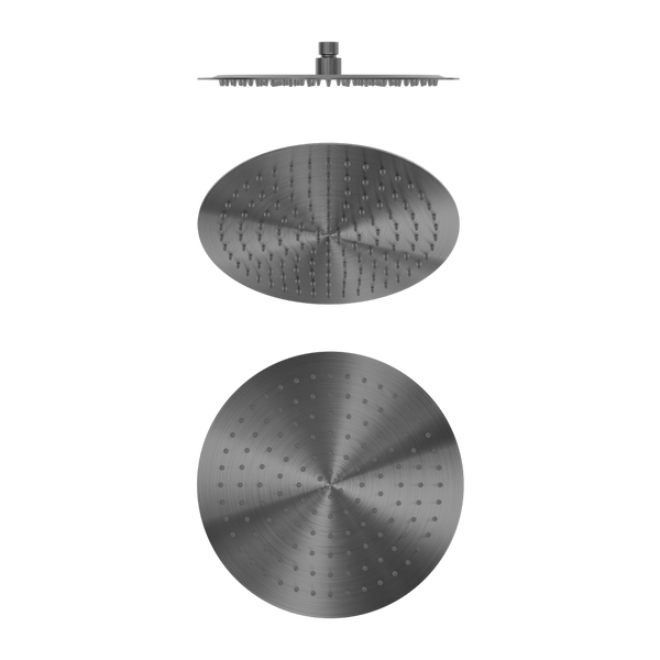 Zen 300mm Round Shower Head Graphite