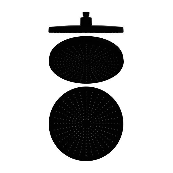 Opal Shower Head 250mm Matte Black