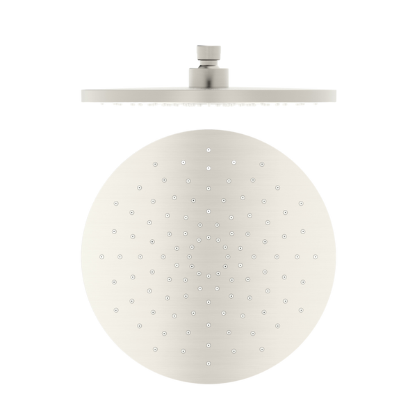 Round ABS Shower Head 250mm Brushed Nickel