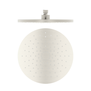 Round ABS Shower Head 250mm Brushed Nickel - Brushed Nickel