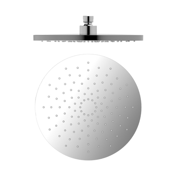 Round ABS Shower Head 250mm Chrome