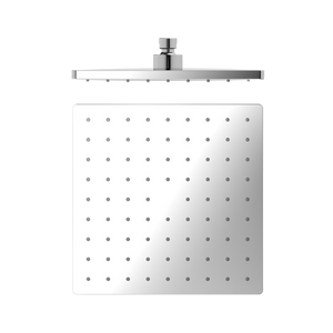 Square ABS Shower Head 250mm Chrome - Chrome