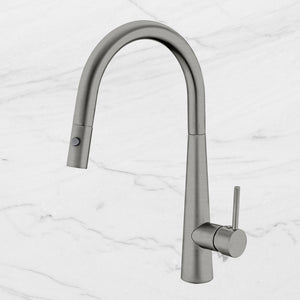Dolce Pull-Out Sink Mixer with Veggie Spray Function Gunmetal - Brushed Gunmetal