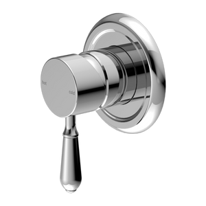 York Shower Mixer with Metal Lever Chrome - Chrome