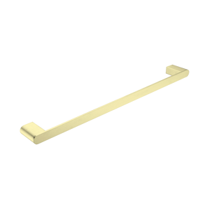 Bianca Single Towel Rail 600mm Brushed Gold - Brushed Brass Gold