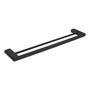 Bianca Double Towel Rail 600mm Matte Black - Matte Black