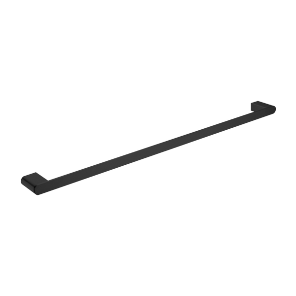 Bianca Single Towel Rail 800mm Matte Black