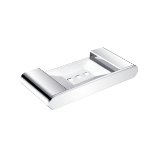 Bianca Soap Dish Holder Chrome - Chrome
