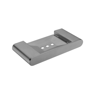 Bianca Soap Dish Holder Brushed Gunmetal - Brushed Gunmetal