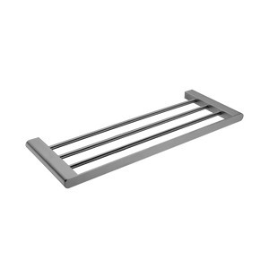 Bianca Towel Rack Brushed Gunmetal - Brushed Gunmetal