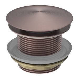 40mm Bath Pop-Up Plug With Removabel Waste No Overflow Brushed Bronze - Brushed Bronze