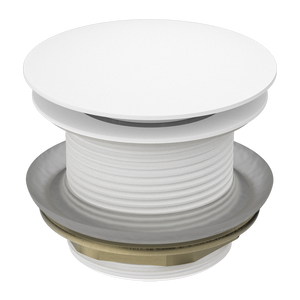 40mm Bath Waste Matte White - Matte White