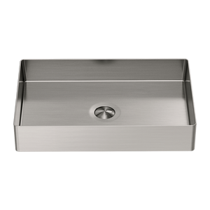 Opal Rectangle Stainless Steel Basin Brushed Nickel - Brushed Nickel