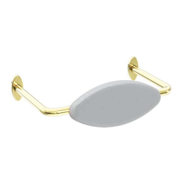 Mecca Care DDA Toilet Backrest Brushed Gold