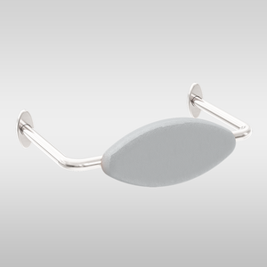 Mecca Care DDA Toilet Backrest Brushed Nickel - Brushed Nickel
