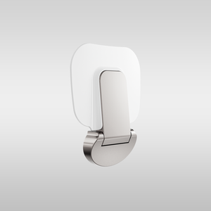 Mecca Care Shower Seat 400x330mm Brushed Nickel - Brushed Nickel