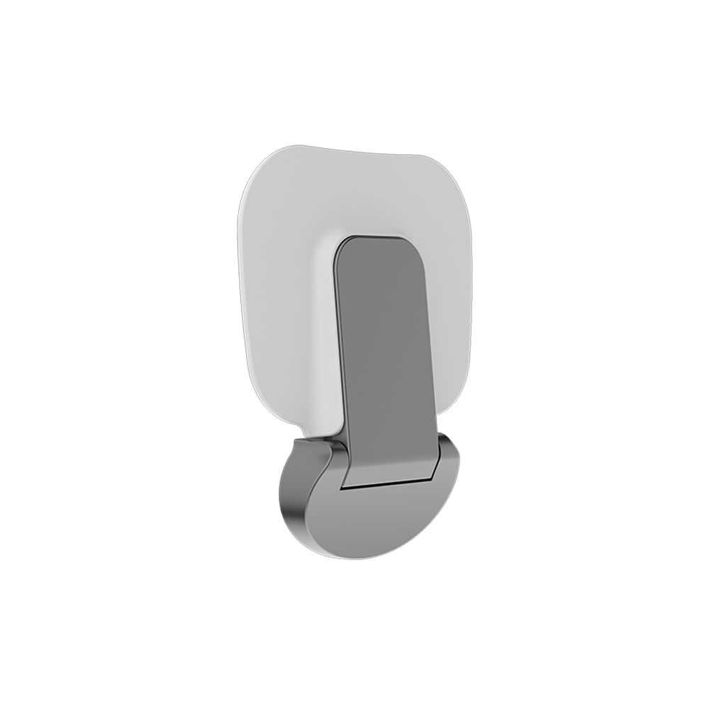 Mecca Care Shower Seat 400x330mm Brushed Gunmetal