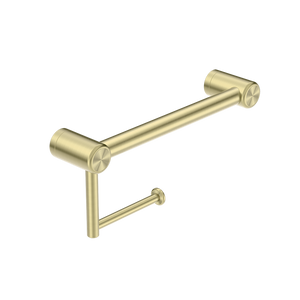 Mecca Care 25mm Toilet Roll Rail 300mm Brushed Gold - Brushed Gold