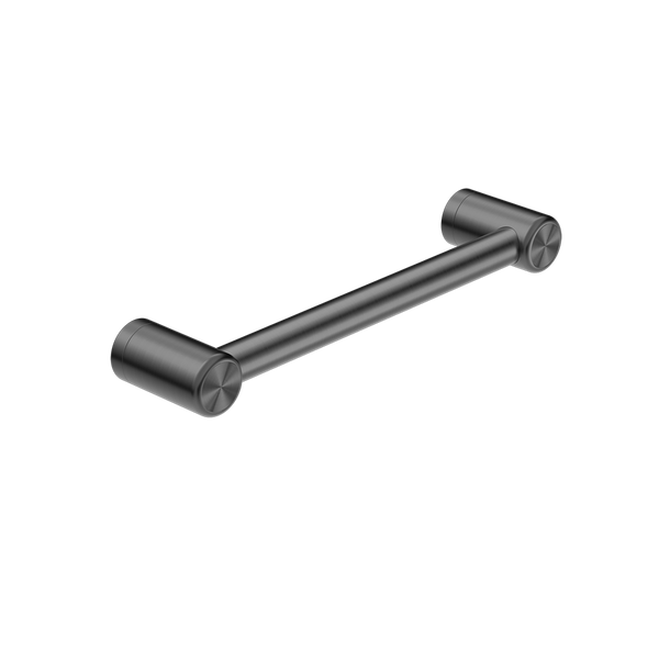 Mecca Care 25mm Grab Rail 300mm Brushed Gunmetal