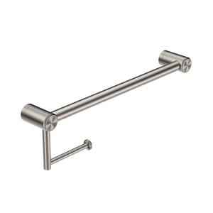 Mecca Care 25mm Toilet Roll Rail 450mm Brushed Nickel - Brushed Nickel