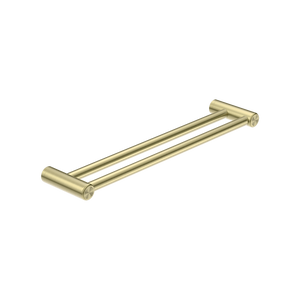 Mecca Care 25mm Double Towel Grab Rail 600mm Brushed Gold - Brushed Gold