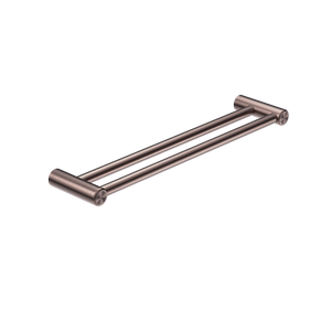 Mecca Care 25mm Double Towel Grab Rail 900mm Brushed Bronze - Brushed Bronze