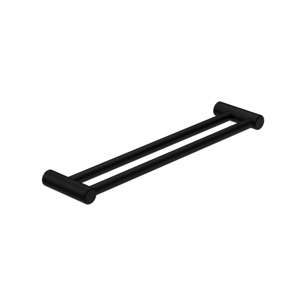 Mecca Care 25mm Double Towel Grab Rail 600mm Matte Black