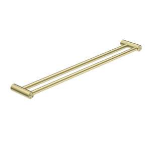 Mecca Care 25mm Double Towel Grab Rail 900mm Brushed Gold - Brushed Gold