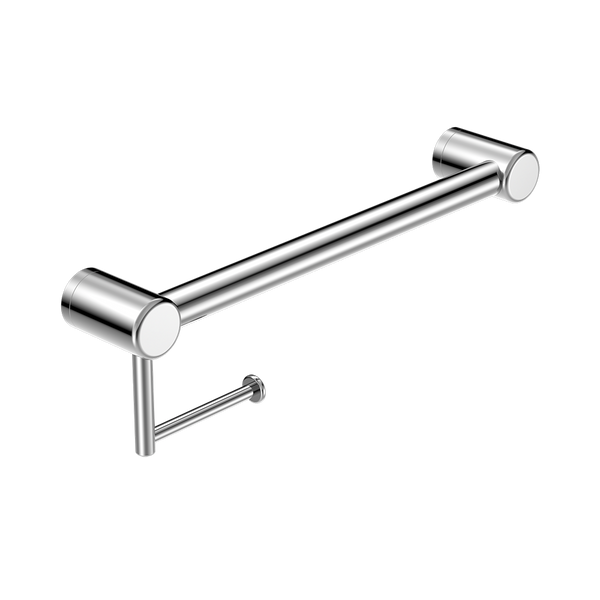 Mecca Care 32mm Grab Rail Toilet Roll Holder 450mm Chrome