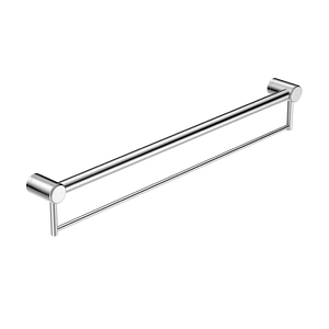 Mecca Care 32mm Grab Rail with Towel Holder 900mm Chrome - Chrome