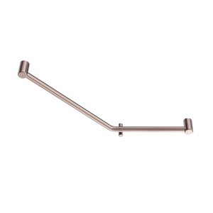 Mecca Care 32mm Ambulant 45 Degree Bent Tube Grab Rail 450X650mm Brushed Bronze - Brushed Bronze
