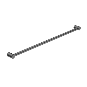 Mecca Care 32mm Grab Rail 1200mm Brushed Gunmetal - Gunmetal