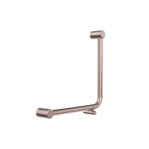 Mecca Care 32mm Ambulant 90Degree Bent Tube Grab Rail 450X450mm Brushed Bronze - Brushed Bronze