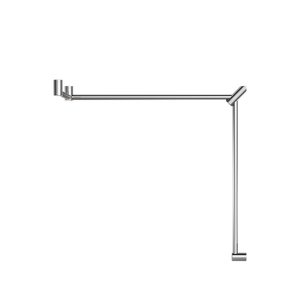 Mecca Care 32mm DDA Toilet Grab Rail Set 90 Degree Continuous 600x1065x1025mm Chrome - Chrome