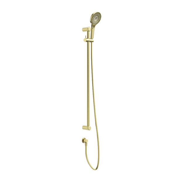 Mecca Care 25mm Grab Rail and Adjustable Shower Rail Set 900mm Brushed Gold