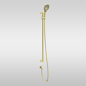 Mecca Care 25mm Grab Rail and Adjustable Shower Rail Set 900mm Brushed Gold - Brushed Gold
