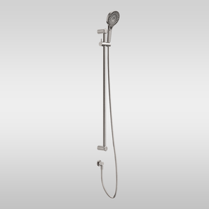 Mecca Care 25mm Grab Rail and Adjustable Shower Rail Set 900mm Brushed Nickel - Brushed Nickel