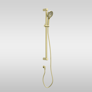 Mecca Care 32mm Grab Rail and Adjustable Shower Rail Set 900mm Brushed Gold - Brushed Gold