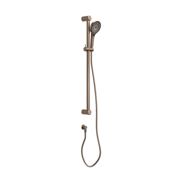 Mecca Care 32mm Grab Rail And Adjustable Shower Rail Set 900mm Brushed Bronze