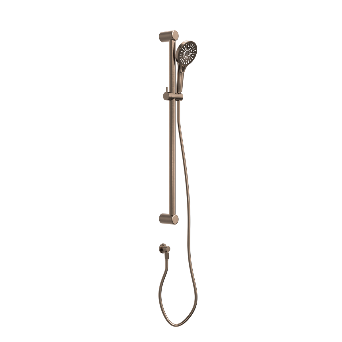 Mecca Care 32mm Grab Rail And Adjustable Shower Rail Set 900mm Brushed Bronze
