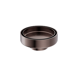 100mm Round Tile Insert Floor Waste 50mm Outlet Brushed Bronze - Brushed Bronze