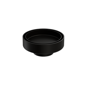 100mm Round Tile Insert Floor Waste 50mm Outlet Matte Black - Matte Black