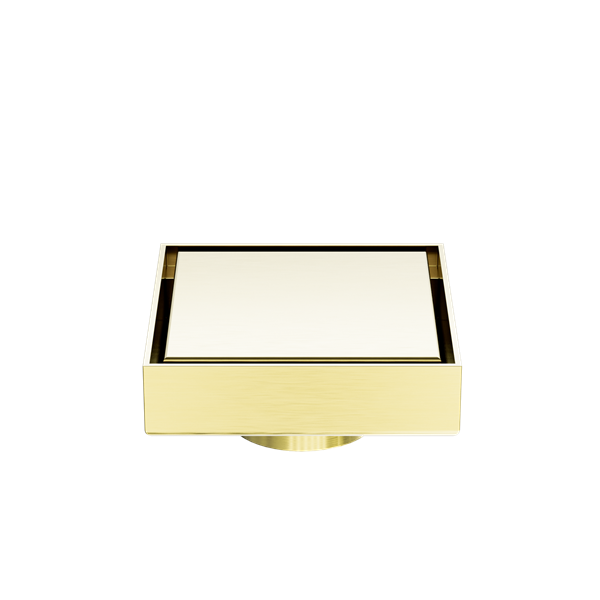 Tile Insert Floor Waste 50mm Outlet Brushed Gold