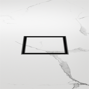 Tile Insert Floor Waste 50mm Outlet Matte Black - Matte Black