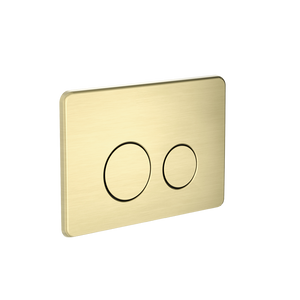 In Wall Toilet Push Plate Brushed Gold - Brushed Gold