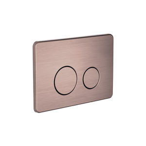 In Wall Toilet Push Plate Brushed Bronze - Brushed Bronze