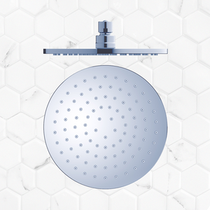 Round Shower Head 200mm Chrome - Chrome